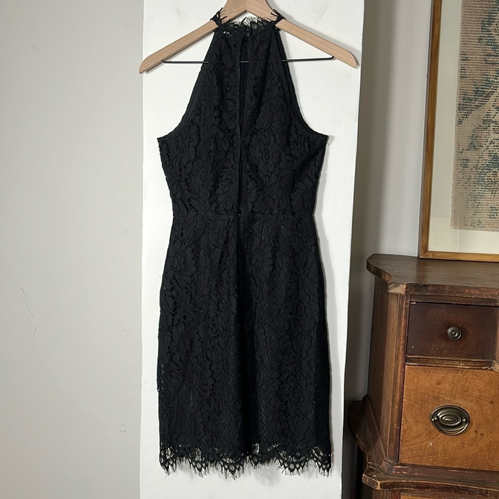 BB Dakota Black Lace Backless Dress - Picture 10 of 14